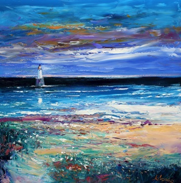 Eveninglight at Rattrayhead Lighthouse 30x30 Eveninglight at Rattrayhead Lighthouse 30x30